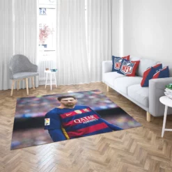 Passionate Sports Player Lionel Messi Rug 2