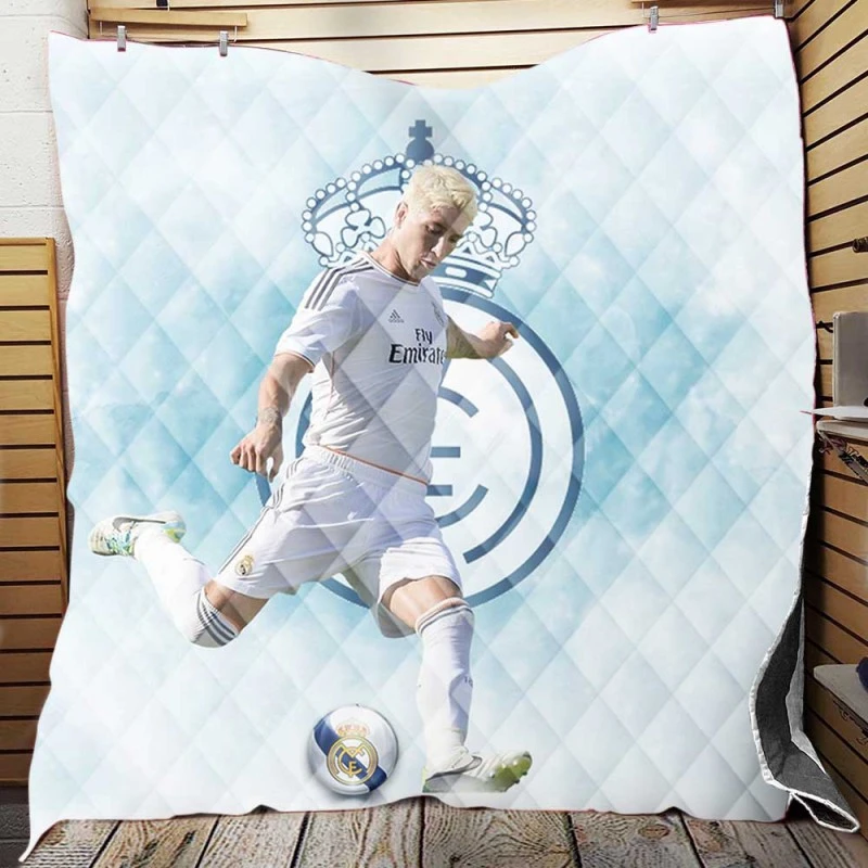 Passionate Sports Player Sergio Ramos Quilt Blanket