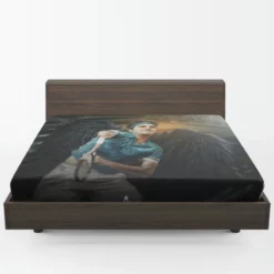 Passionate Tennis Player Roger Federer Fitted Sheet 1