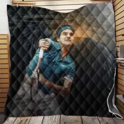 Passionate Tennis Player Roger Federer Quilt Blanket