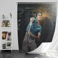 Passionate Tennis Player Roger Federer Shower Curtain