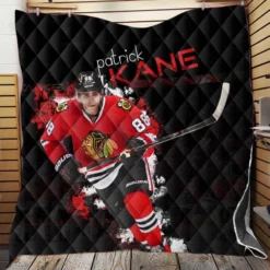 Patrick Kane Strong NHL Hockey Player Quilt Blanket