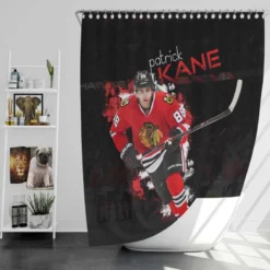 Patrick Kane Strong NHL Hockey Player Shower Curtain