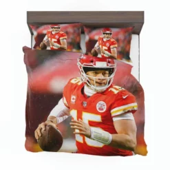 Patrick Mahomed American Football Quarterback Bedding Set 1