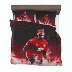 Paul Pogba Athletic United Soccer Player Bedding Set 1