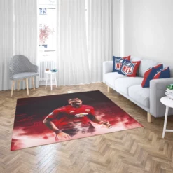 Paul Pogba Athletic United Soccer Player Rug 2