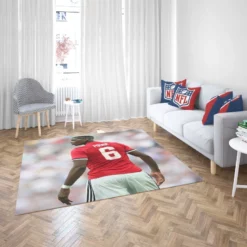 Paul Pogba Capable United Soccer Player Rug 2