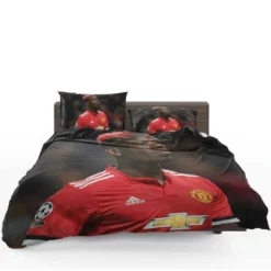 Paul Pogba Committed United Sports Player Bedding Set