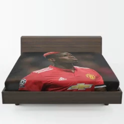 Paul Pogba Committed United Sports Player Fitted Sheet 1