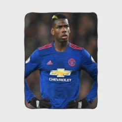 Paul Pogba Dependable United sports Player Fleece Blanket 1