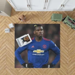Paul Pogba Dependable United sports Player Rug