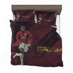 Paul Pogba Energetic Footballer Player Bedding Set 1