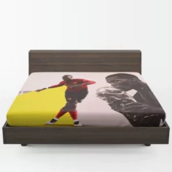 Paul Pogba Footballer Player Fitted Sheet 1