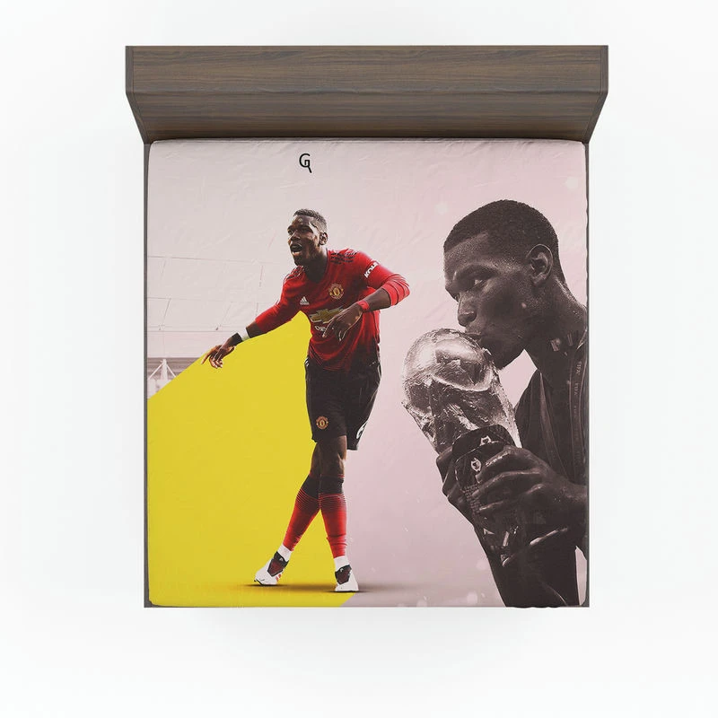 Paul Pogba Footballer Player Fitted Sheet