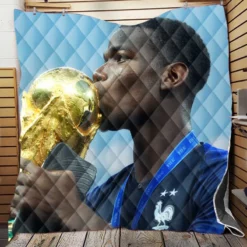 Paul Pogba France World Cup Football Player Quilt Blanket
