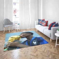 Paul Pogba France World Cup Football Player Rug 2