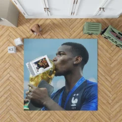 Paul Pogba France World Cup Football Player Rug