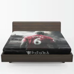 Paul Pogba Quick United Sports Player Fitted Sheet 1