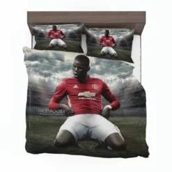 Paul Pogba Spirited Soccer Player Bedding Set 1