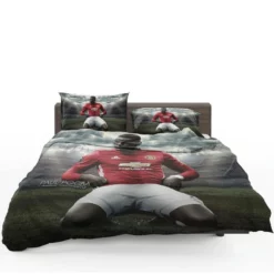 Paul Pogba Spirited Soccer Player Bedding Set