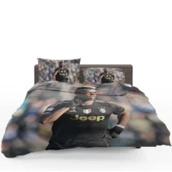 Paul Pogba confident Juve Soccer Player Bedding Set