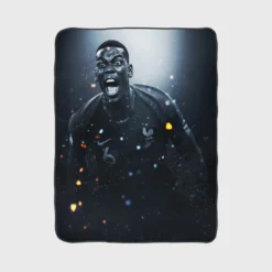 Paul Pogba elite French sports Player Fleece Blanket 1