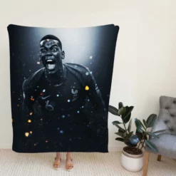 Paul Pogba elite French sports Player Fleece Blanket