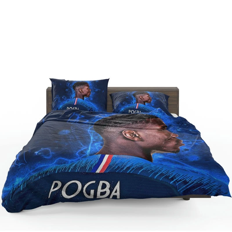 Paul Pogba enduring France Football Player Bedding Set