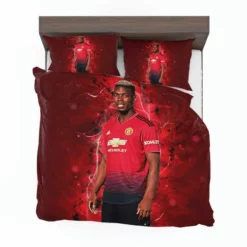 Paul Pogba euphoric United Footballer Player Bedding Set 1