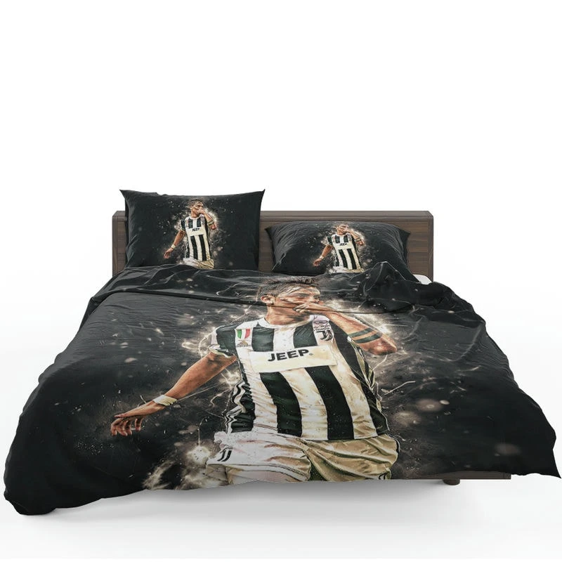 Paulo Bruno Dybala Juventus Star Soccer Player Bedding Set