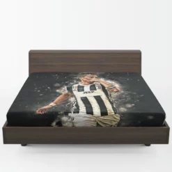 Paulo Bruno Dybala Juventus Star Soccer Player Fitted Sheet 1