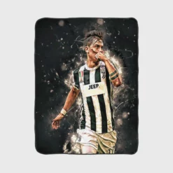 Paulo Bruno Dybala Juventus Star Soccer Player Fleece Blanket 1