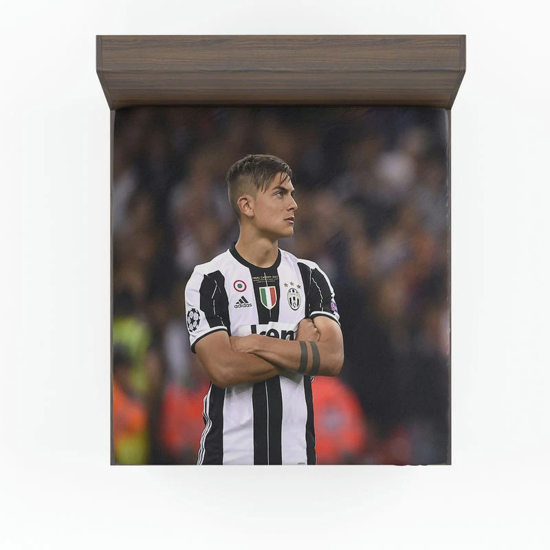 Paulo Bruno Dybala Rapid Juve Football Player Fitted Sheet