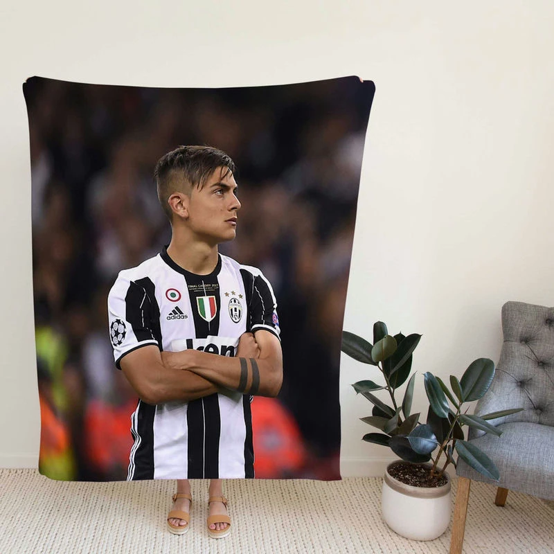 Paulo Bruno Dybala Rapid Juve Football Player Fleece Blanket