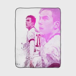 Paulo Bruno Dybala active Football Player Fleece Blanket 1