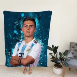 Paulo Bruno Dybala bustling Footballer Player Fleece Blanket