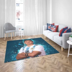 Paulo Bruno Dybala bustling Footballer Player Rug 2