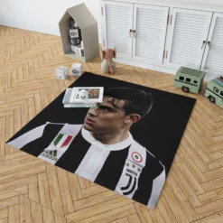 Paulo Bruno Dybala capable Soccer Player Rug 1