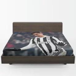 Paulo Bruno Dybala consistent Juve Football Player Fitted Sheet 1