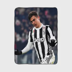 Paulo Bruno Dybala consistent Juve Football Player Fleece Blanket 1