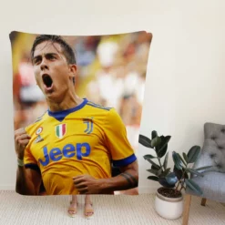 Paulo Bruno Dybala enthusiastic sports Player Fleece Blanket