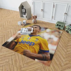 Paulo Bruno Dybala enthusiastic sports Player Rug 1