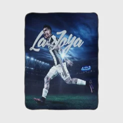 Paulo Bruno Dybala fast Football Player Fleece Blanket 1