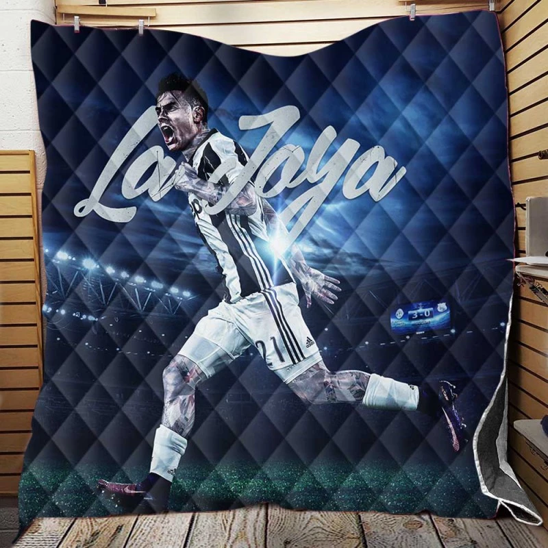 Paulo Bruno Dybala fast Football Player Quilt Blanket