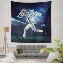 Paulo Bruno Dybala fast Football Player Tapestry