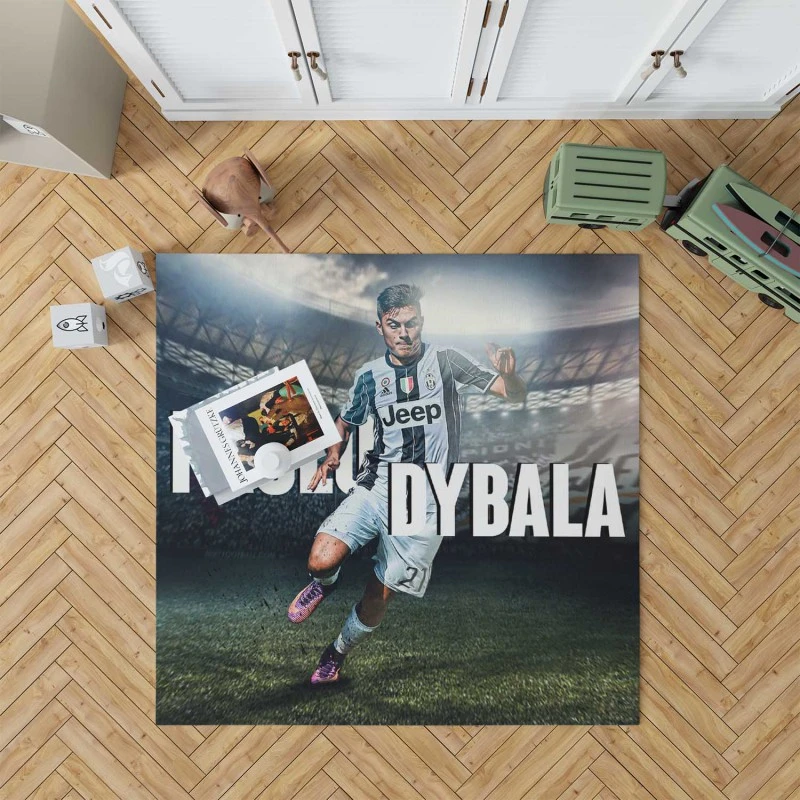 Paulo Bruno Dybala healthy sports Player Rug