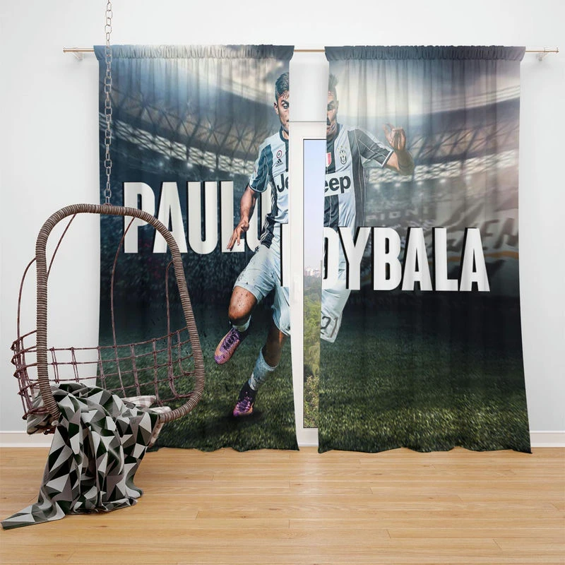 Paulo Bruno Dybala healthy sports Player Window Curtain