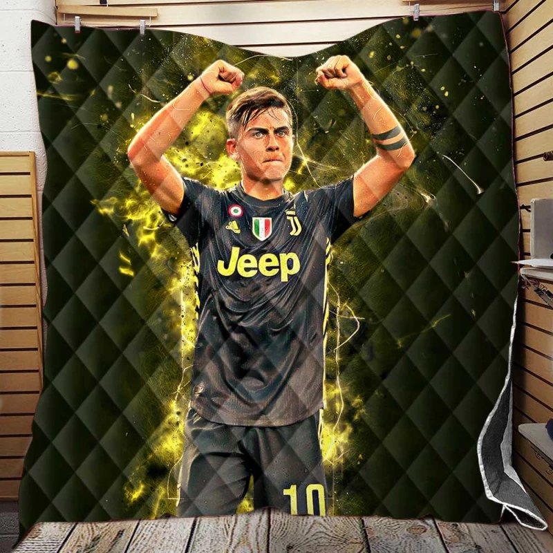 Paulo Bruno Dybala mercurial Juve Soccer Player Quilt Blanket