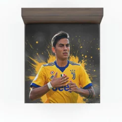 Paulo Bruno Dybala sharp Juve Football Player Fitted Sheet