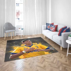 Paulo Bruno Dybala sharp Juve Football Player Rug 2